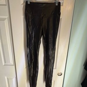 White House Black Market Black Faux Leather Leggings